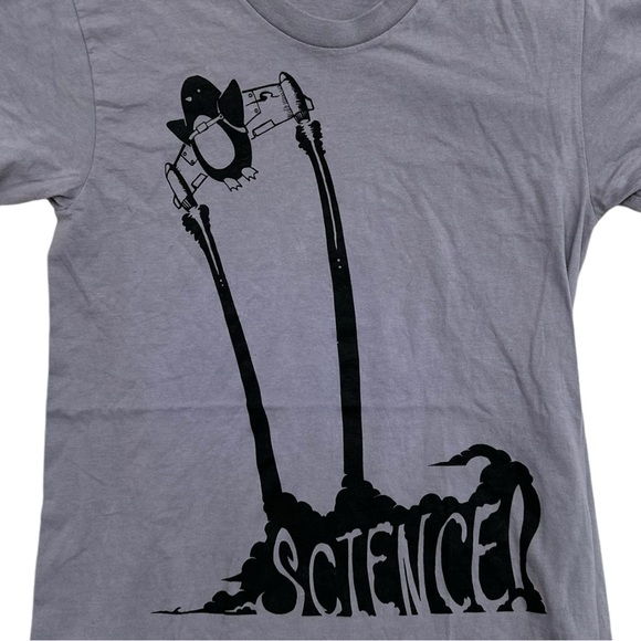 Grey Science Penguin Tee - Adult Small - Wonder Con Tee - Picture 2 of 3